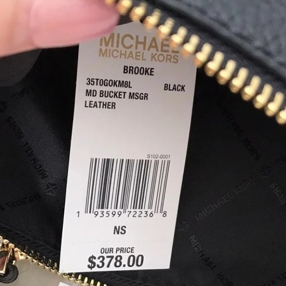 New! MICHAEL KORS MD BUCKET MESSENGER PURSE - Picture 4 of 4